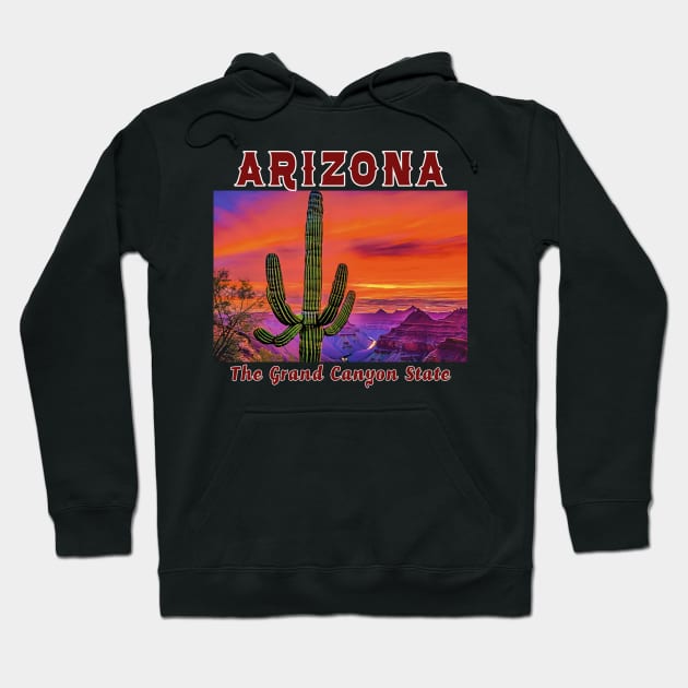 Grand Canyon Sunset Hoodie by LarryNaderPhoto